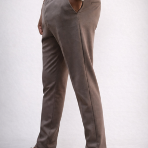 Premium light brown Lycra Stretch  Polo Fit Trousers