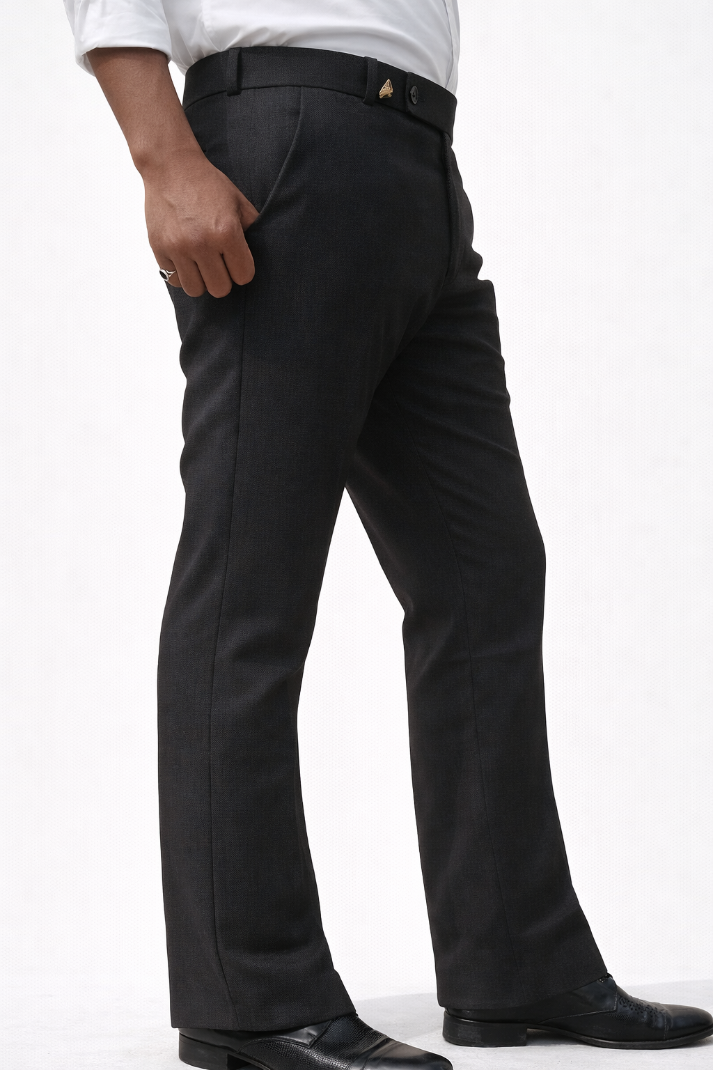 Premium Bootcut black Trousers - Image 4