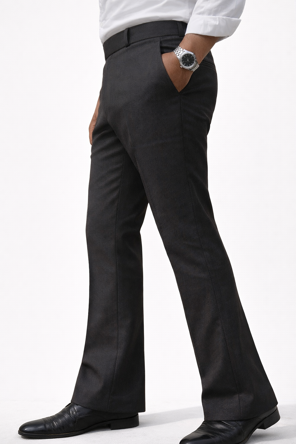 Premium Bootcut black Trousers - Image 5