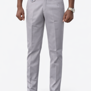 Gorkha Slim Fit grey Trousers for Men | Premium Formal Wear